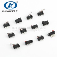 康爾樂KW1-1C-5D 廠家直營兩腳長彎腳防水防塵小家電限位開關(guān) 微動開關(guān)