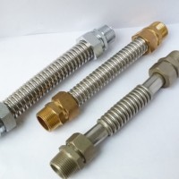 廠家供應(yīng)法蘭式金屬軟管 耐高溫高壓編織快速接頭304不銹鋼金屬軟管