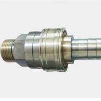 諾冠QKD-T氣動快換接頭 DN25開放式直通快速接頭大流量鋁廠專用配件氣動接頭
