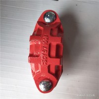 眾海 礦用快速接頭 礦用球墨鑄鐵DN108卡箍 溝槽卡箍  礦用卡箍 礦用卡箍接頭 內(nèi)箍 外卡159