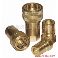 供應(yīng)德感1/2KZD氣液快速接頭 黃銅快速接頭