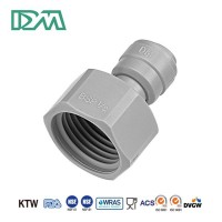 韓國原裝進口DM快速接頭凈水器純水機接頭4分內(nèi)絲轉3分快接配件AFAB 0607
