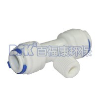 K6064快速接頭 T型外螺文三通 純水機(jī)水管接頭 食品級材