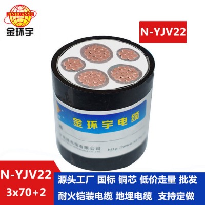 金環(huán)宇電纜 國標(biāo)鎧裝電力電纜yjv22 