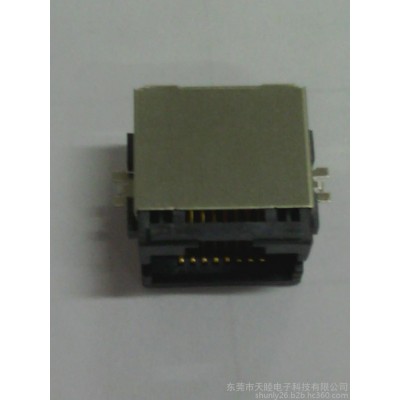 連接器廠家定制RJ45沉板PCB網絡連接