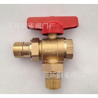 玉環(huán)銅閥門(mén)直銷(xiāo)暖氣三通調(diào)節(jié)閥6分1寸 大體重型