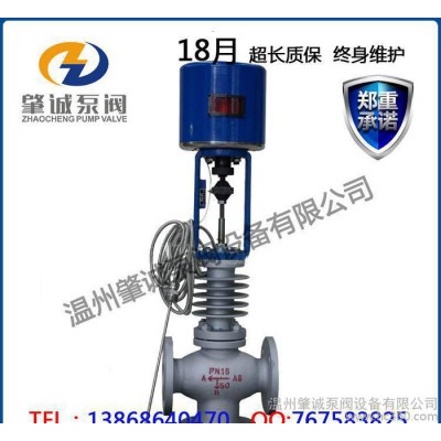 高溫蒸汽電動(dòng)溫控調(diào)節(jié)閥 冷卻型電動(dòng)