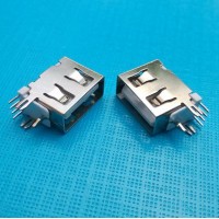 USB連接器 AF 10.0側(cè)插短體90度側(cè)立插板 HUB多口充