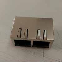 供應興伸展電子RJ45以太網(wǎng)插口/插座/網(wǎng)絡連接器/以太網(wǎng)插口/雙口100M數(shù)據(jù)傳輸