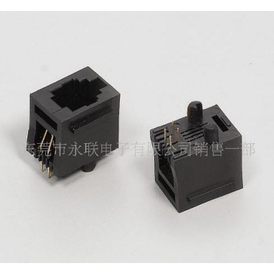 供應廣東省**制造商帶邊RJ11直插180