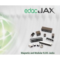 EDAC A60-113-200P471 RJ45 LED燈 帶濾波 模塊化連接器10-100-1000-Base