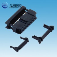 品翔  IDC16P三件式連接器2.54間距鍍金蝴蝶扣IDC雙觸點