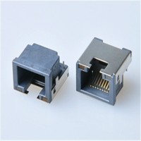 褀泰達(dá) RJ45網(wǎng)絡(luò)接口 RJ45網(wǎng)口 RJ45接口 沉板式H9.8 沉板連接器RJ45母座帶燈